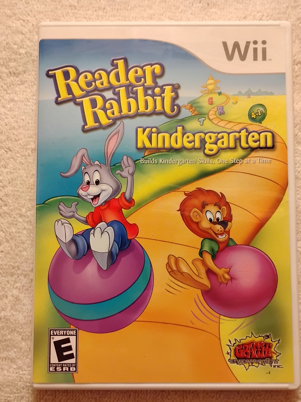 Reader Rabbit Kindergarten (Nintendo Wii) CIB With Manual